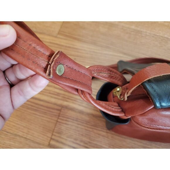 Stickman Leather Unisex Crossbody Purse Bag Brown Black Adjustable Strap READ - Picture 8 of 15